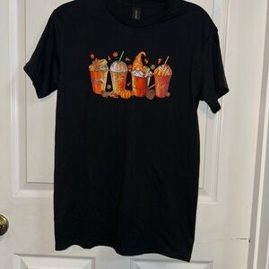 NWOT Handcrafted Gnome Fall Drinks Shirt